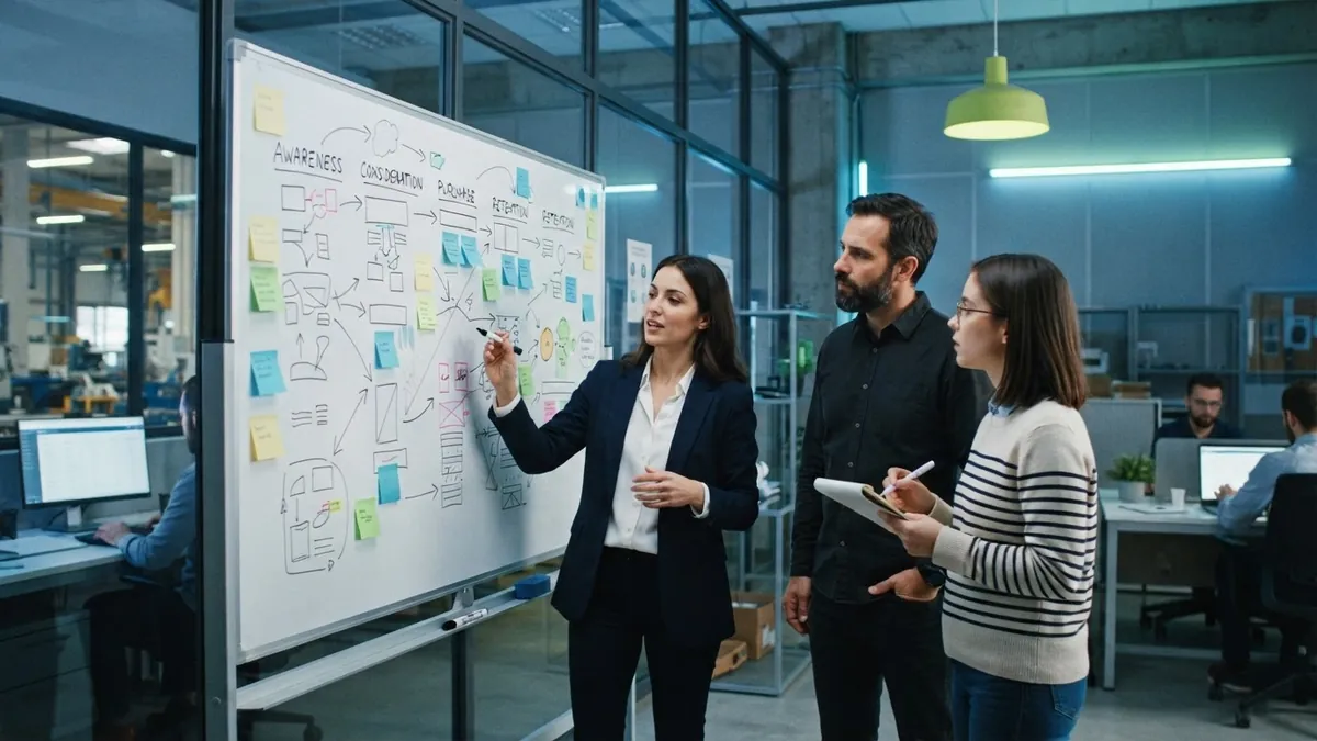 Jornada de compra do cliente B2B: guia para empresas de ERP