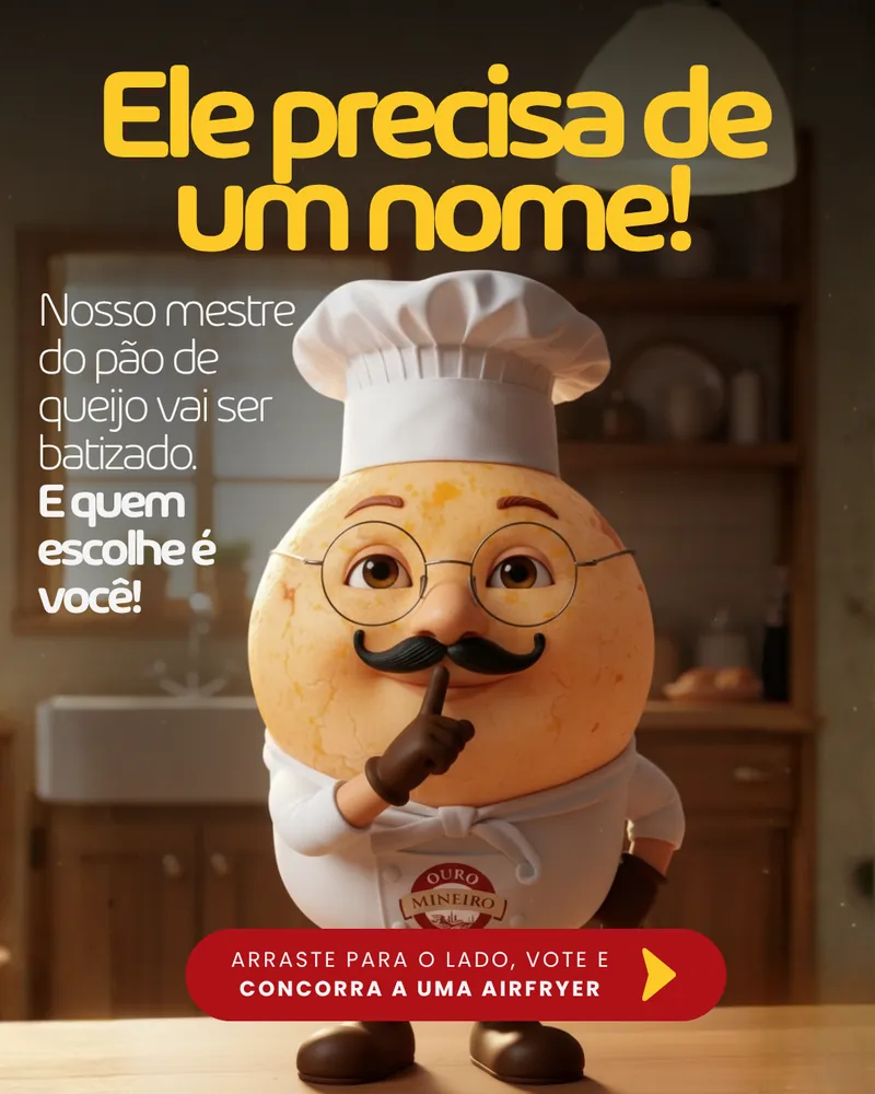 Peça de lançamento da campanha: "Ele precisa de um nome!"