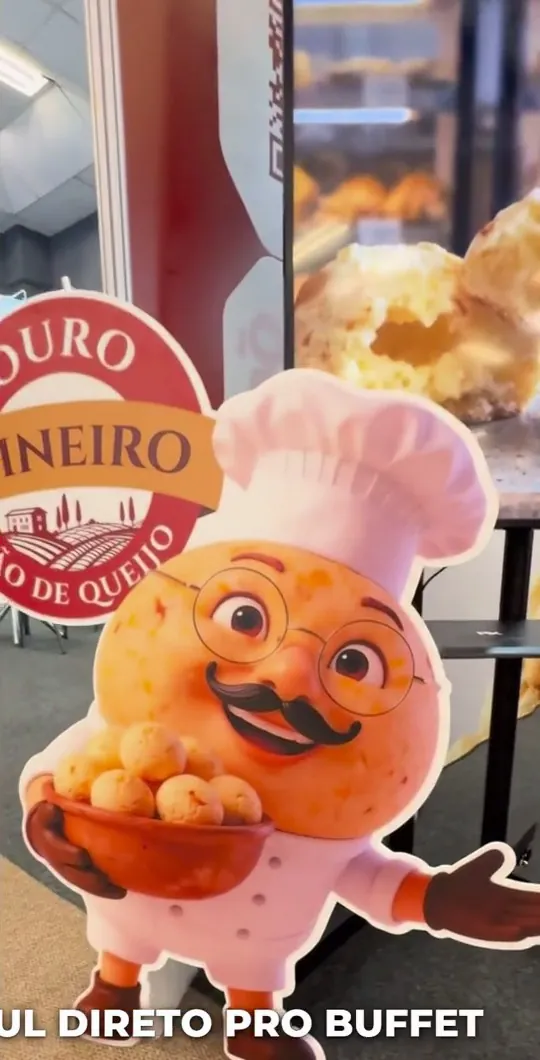O Dom em tamanho real no estande da Encatho